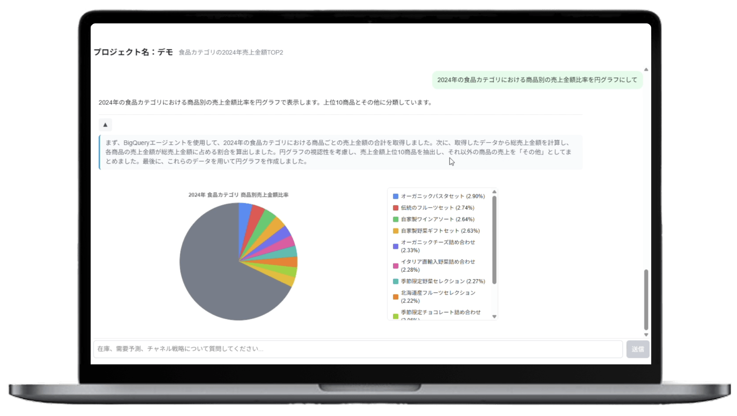 Airlake BI Agent dashboard